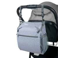Travel highchair - Gray Stars Hummus Bag