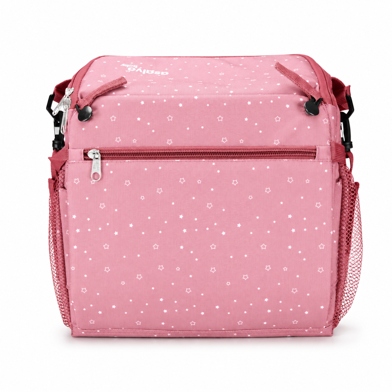 Trona de viaje - Bolso Hummus Estrellas Rosa