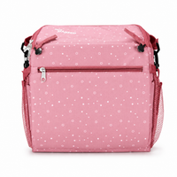 Trona de viaje - Bolso Hummus Estrellas Rosa