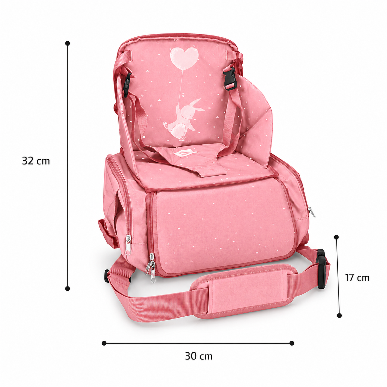 Trona de Viaje - Bolso Sushi Rosa