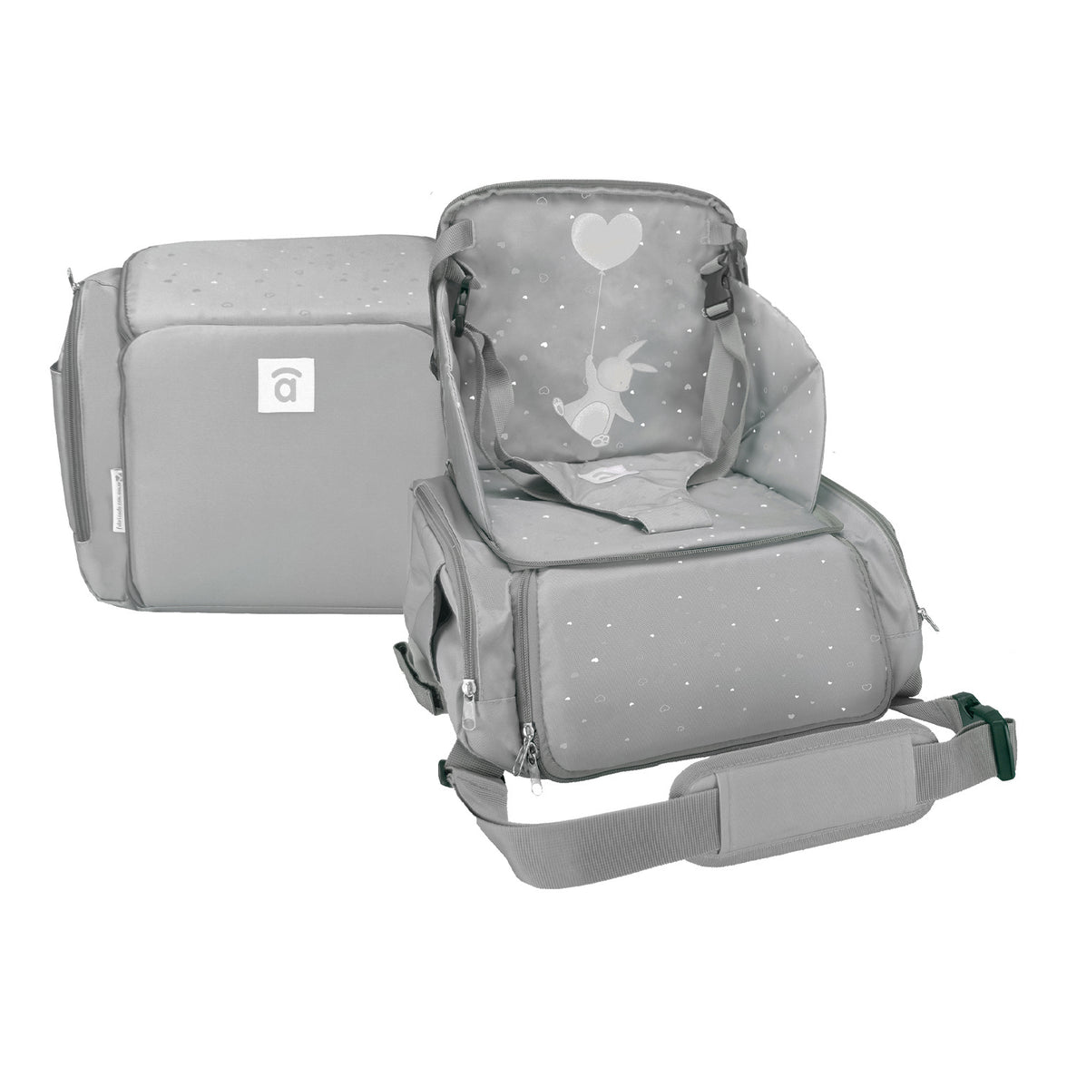 Travel Highchair - Gray Sushi Bag
