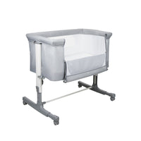 Calm Gray Co-Sleeping Mini Crib