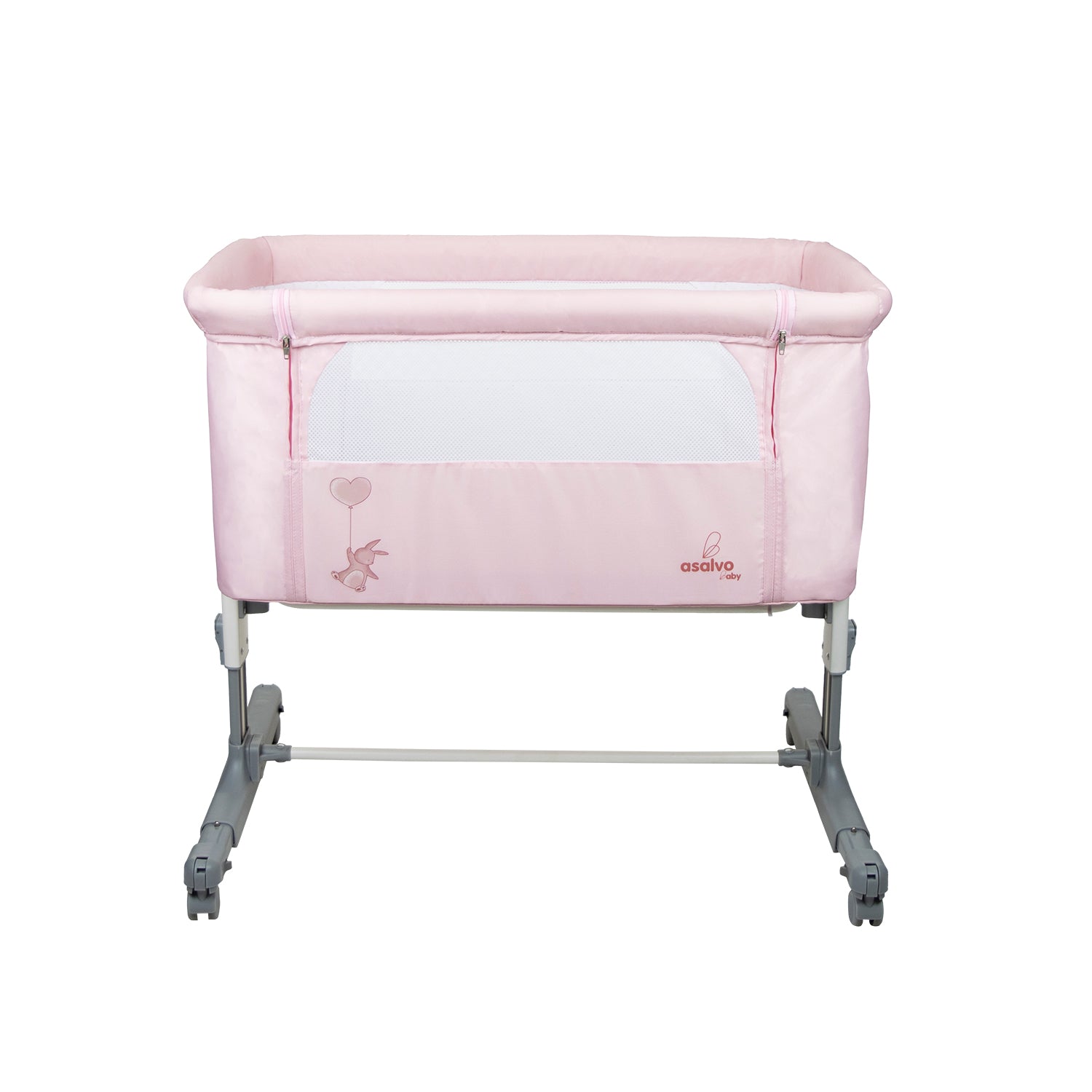 Calm Pink Co-Sleeping Mini Crib