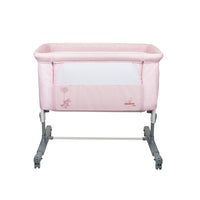 Calm Pink Co-Sleeping Mini Crib