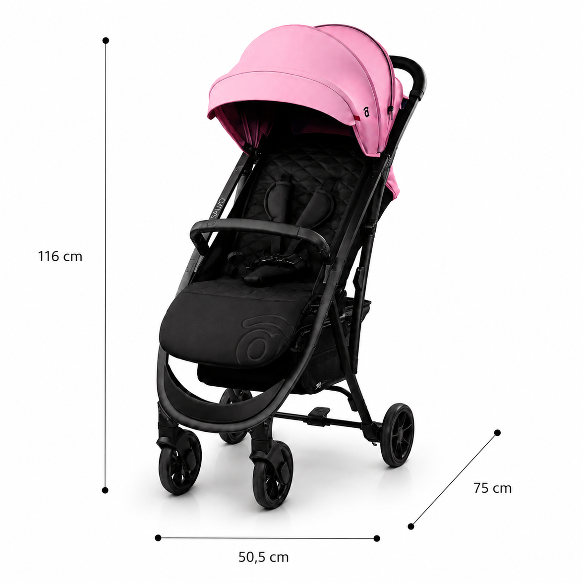 Cotton 2 Pink Stroller
