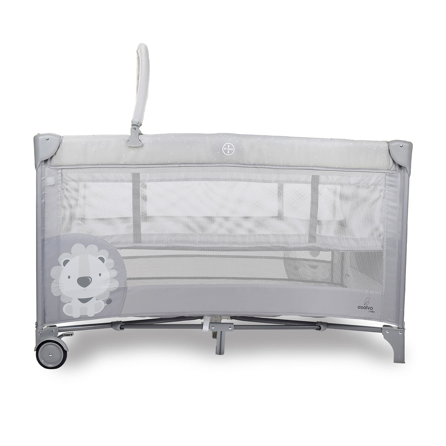 Baby Lion Complete Duo Travel Crib Gray