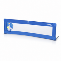 Barreira de cama de 150 cm para cama padrão elefante azul