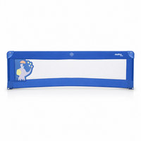 Barreira de cama de 150 cm para cama padrão elefante azul