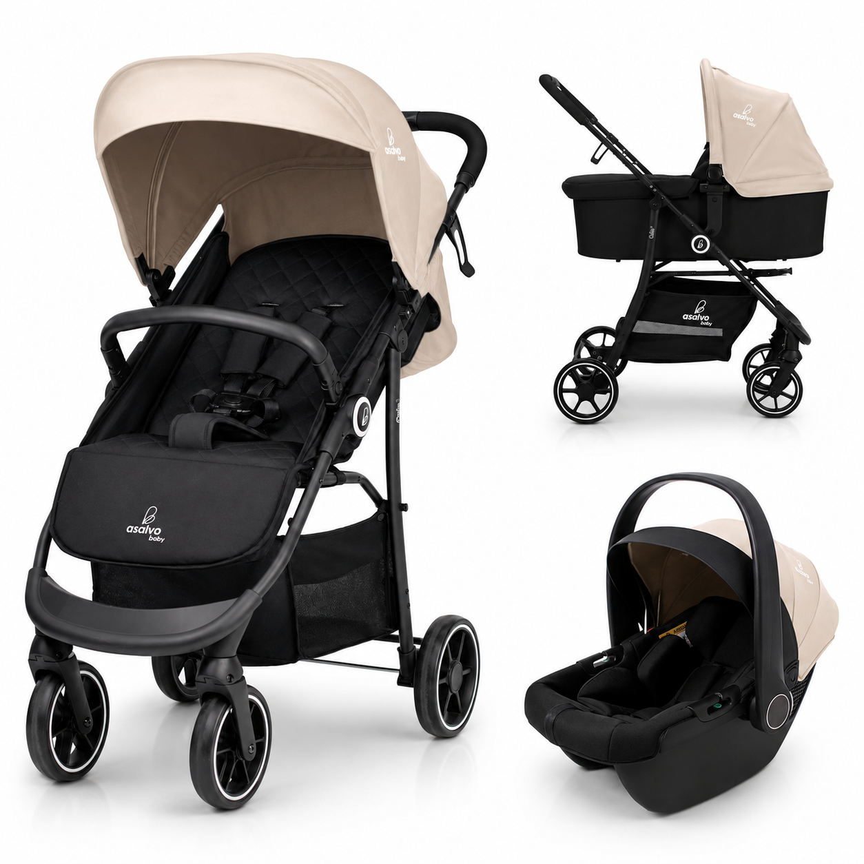 Oslo Trio 2 Beige