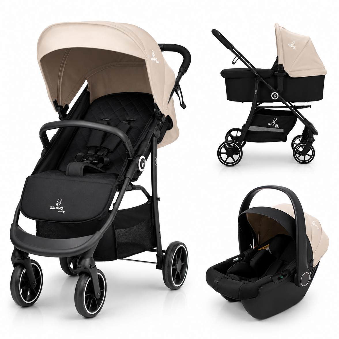 Oslo Trio 2 Beige
