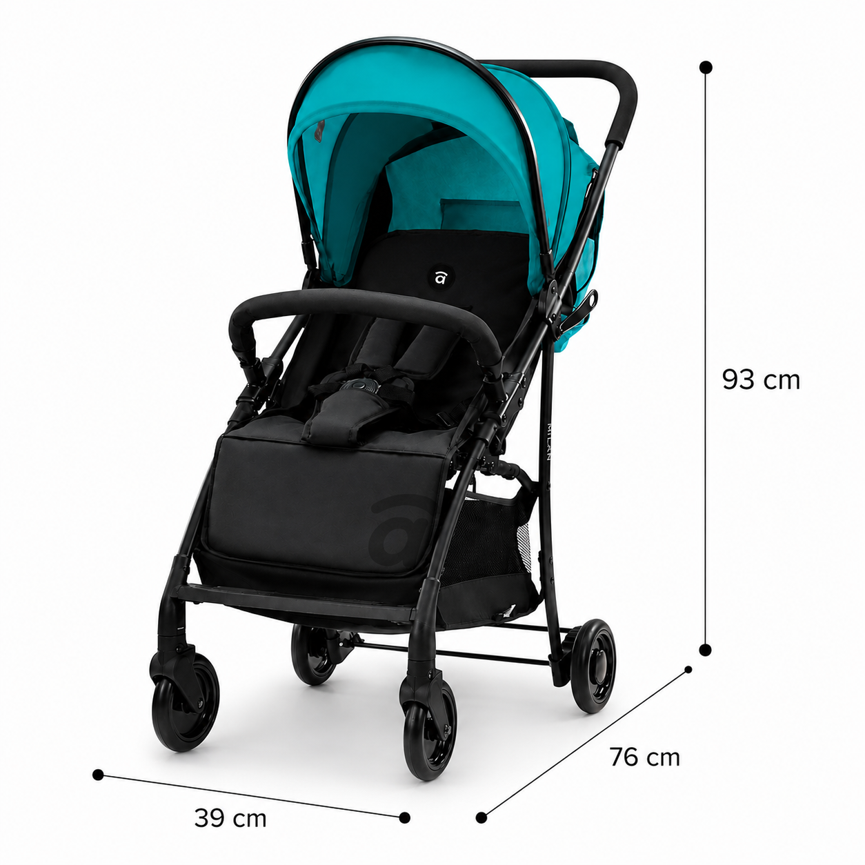 Silla de Paseo Milan Verde