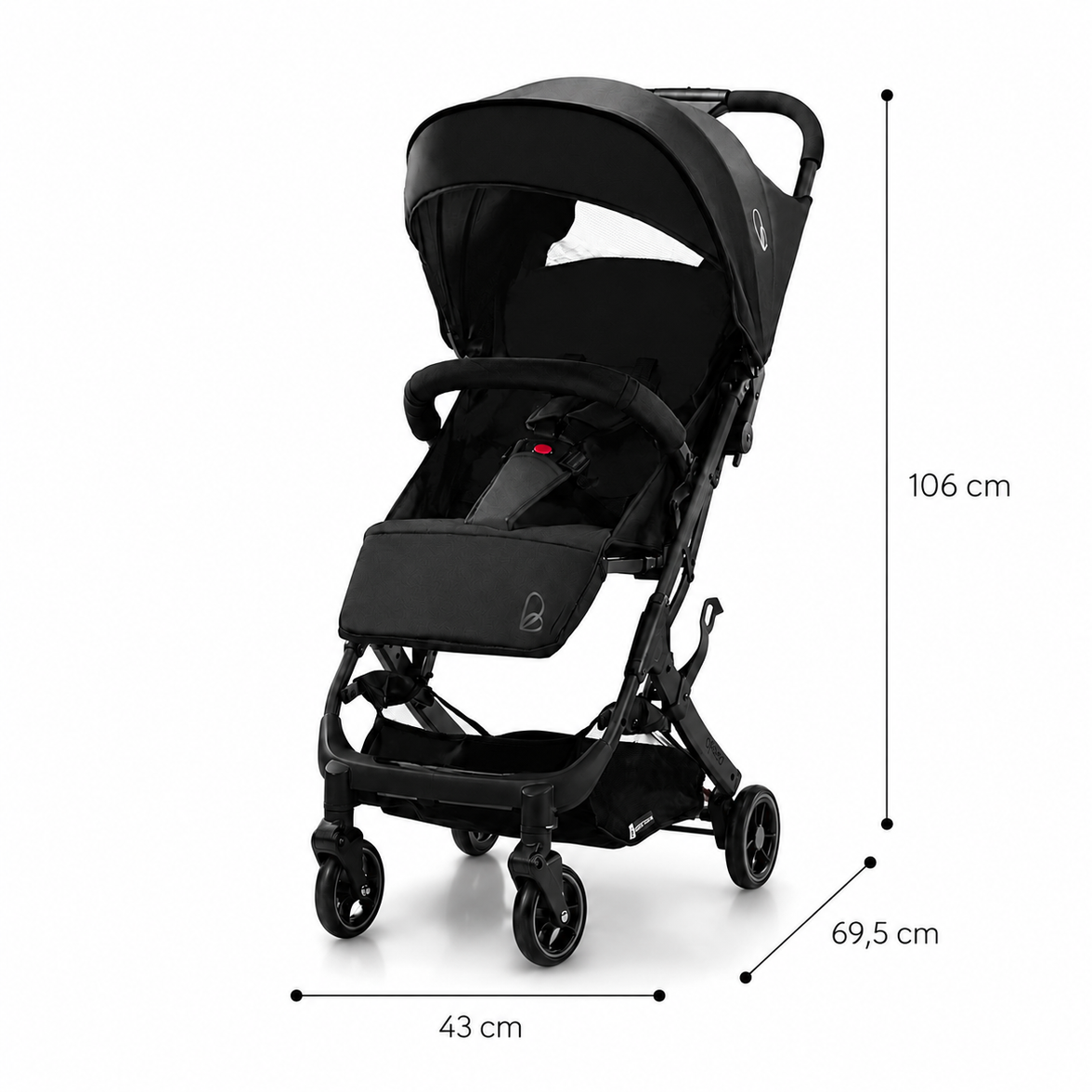 Silla de paseo Amsterdam Negro