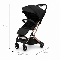 Silla de paseo Amsterdam Dorada