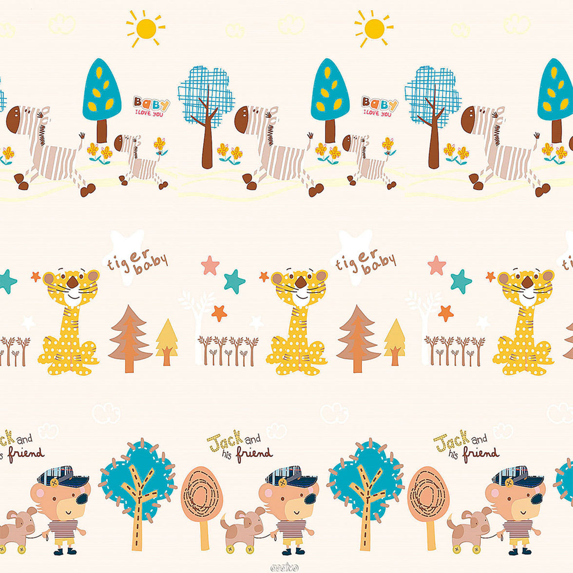 Funmat 120X180 City-Forest Play Mat