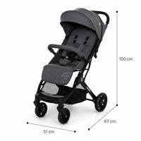 Carrinho de passeio Kubic 2 cinza