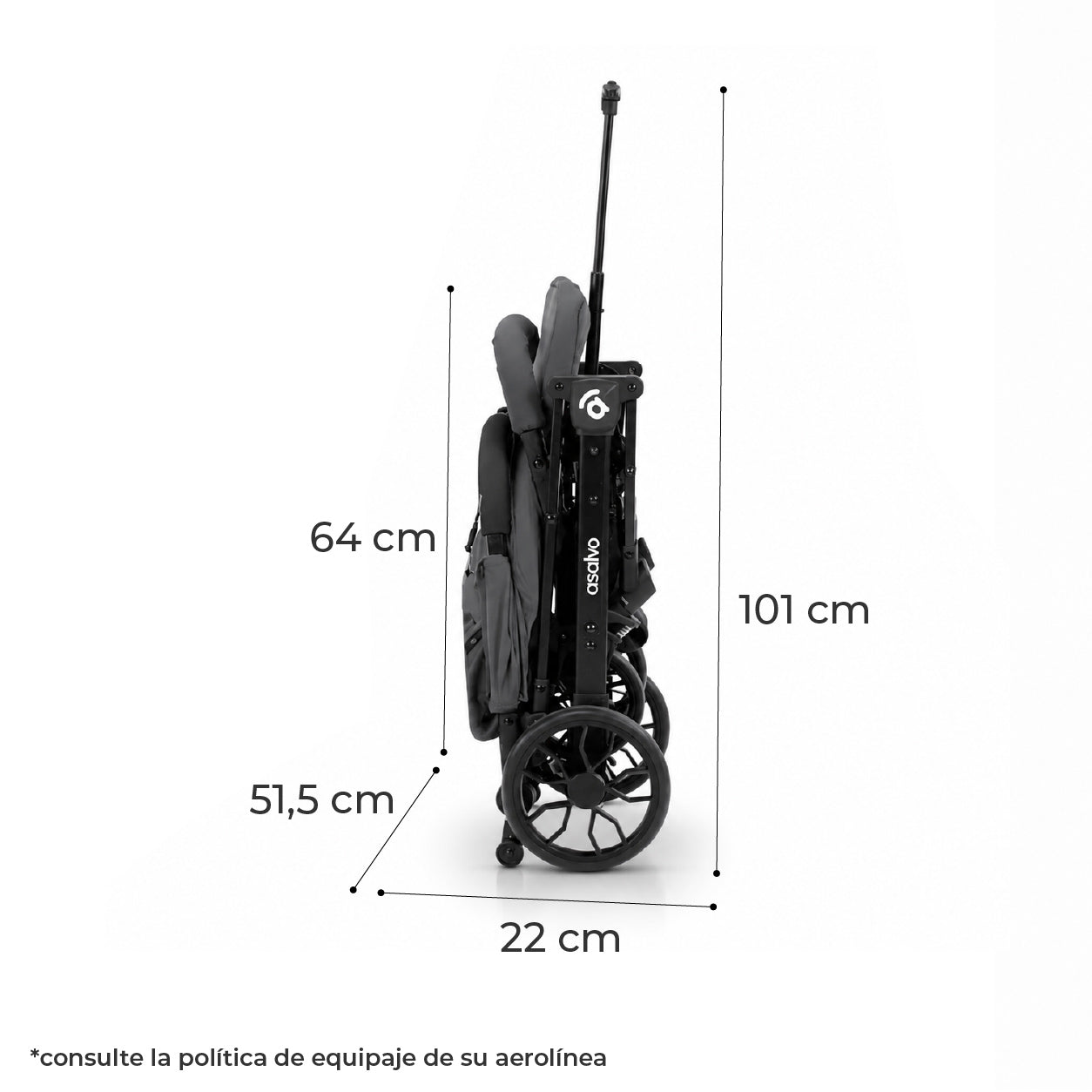 Kubic 2 Gray Stroller