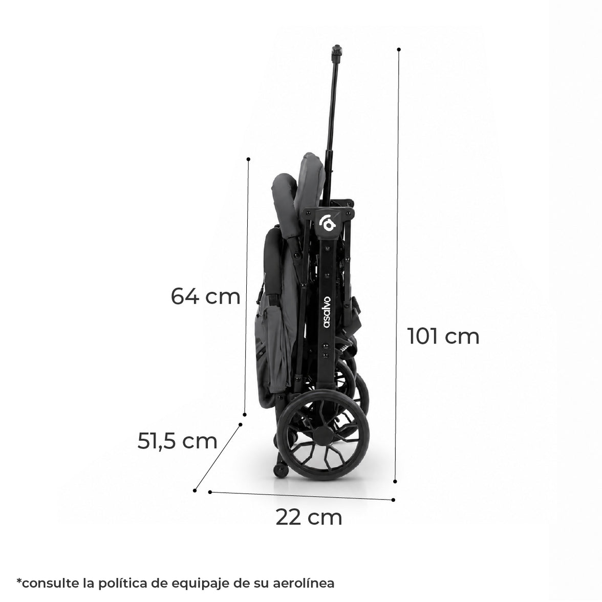 Kubic 2 Gray Stroller