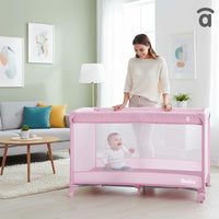 Balearic Travel Crib 2 pink