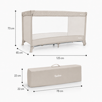 Cuna de Viaje Baleares 2 beige