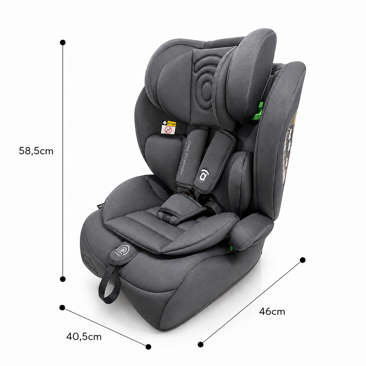 Silla de Auto Nómada Pro Gris