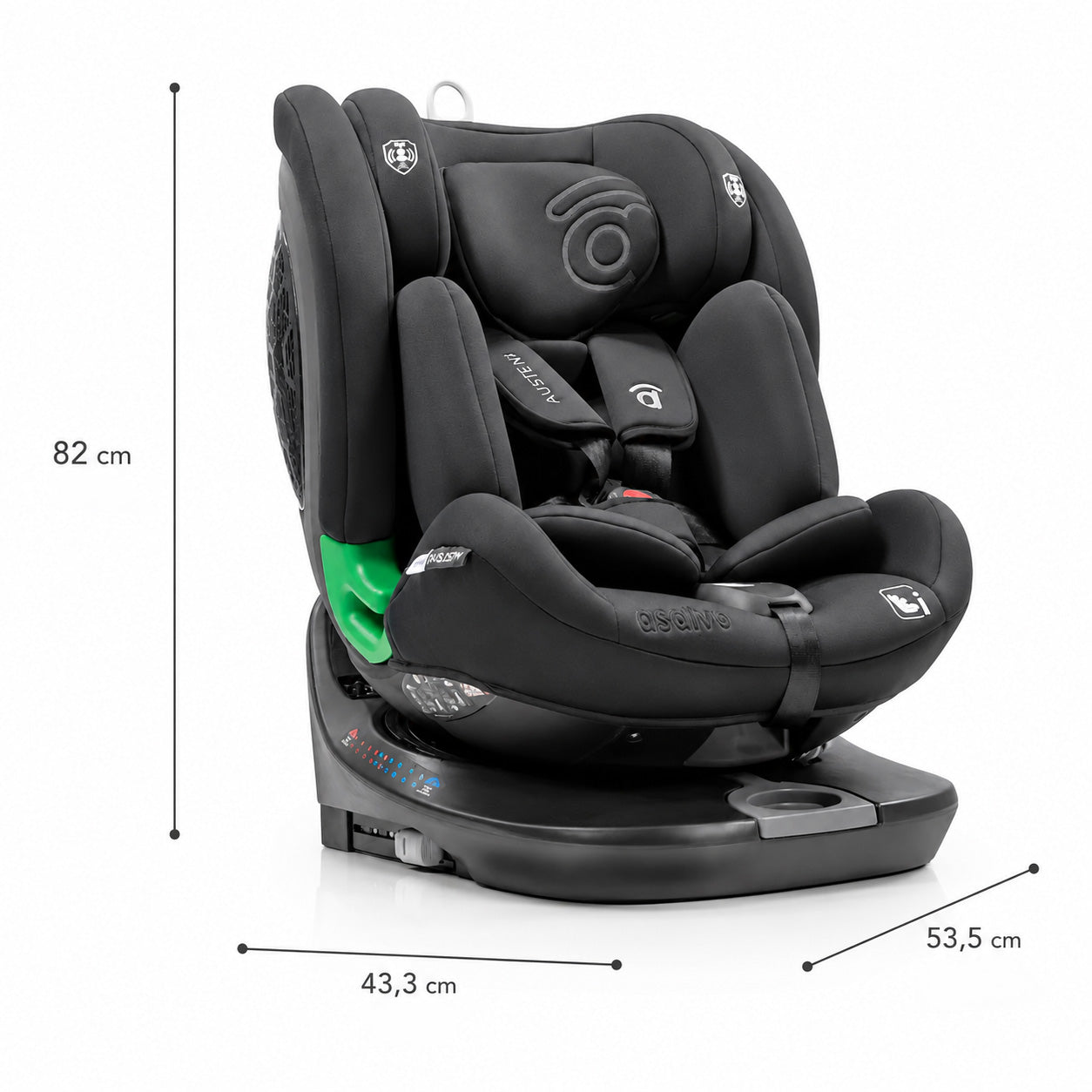 Silla de Auto Austen 3 Gris