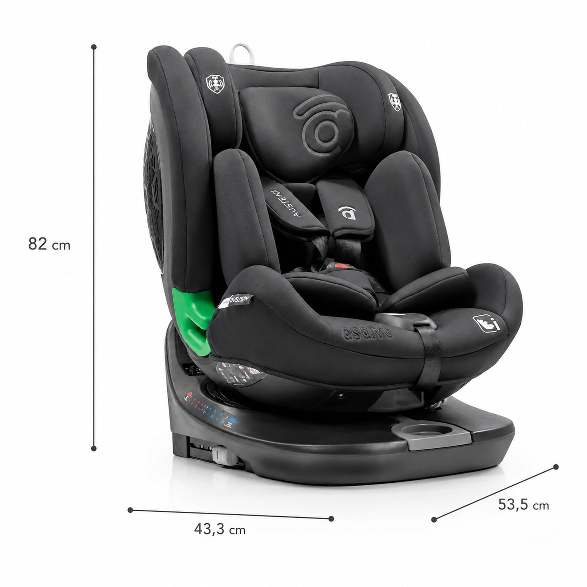 Silla de Auto Austen 3 Gris