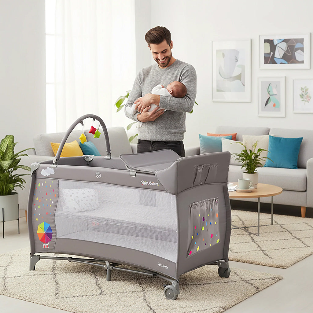 Cuna de viaje Completa Paraguas