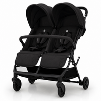 Black Henry Double Stroller