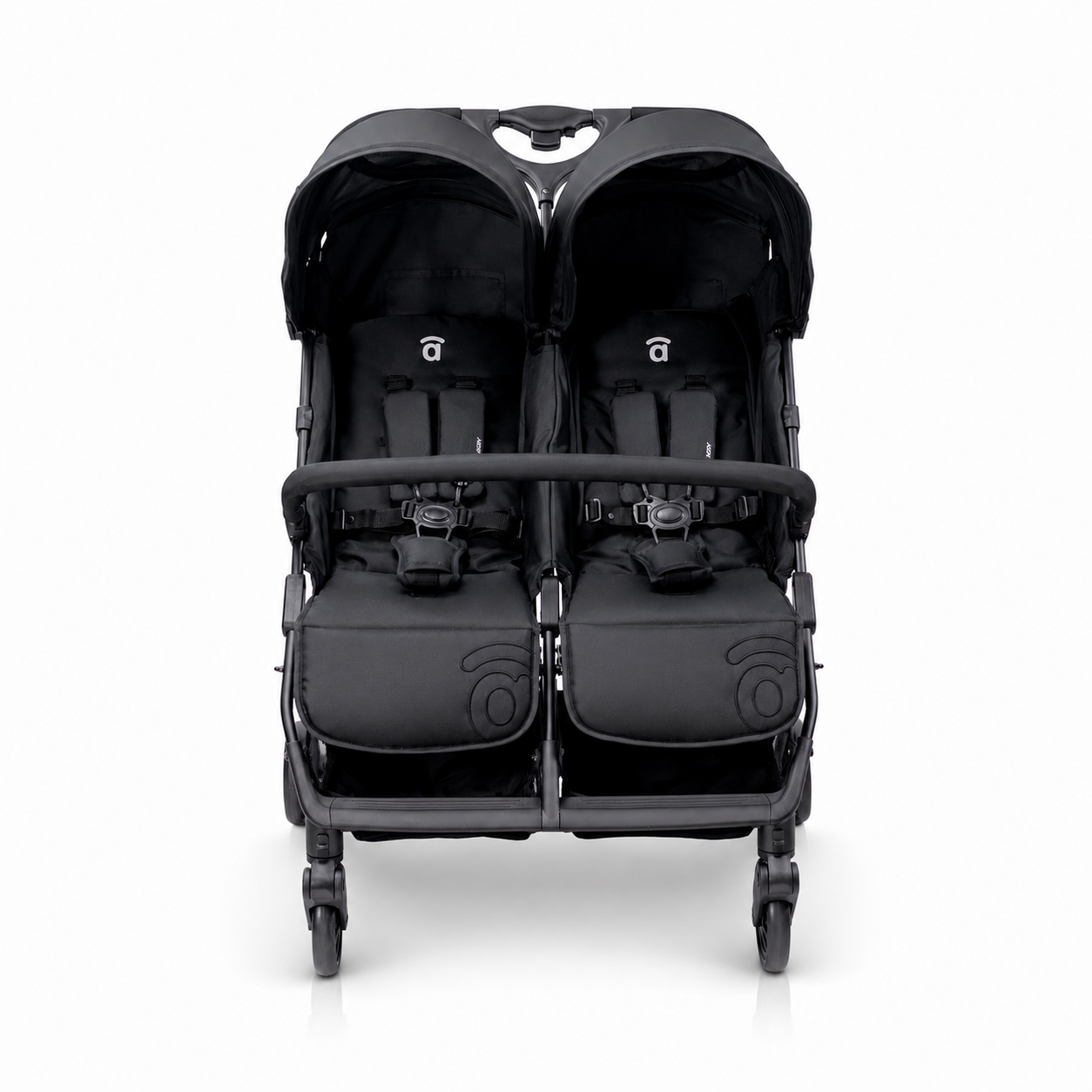 Black Henry Double Stroller