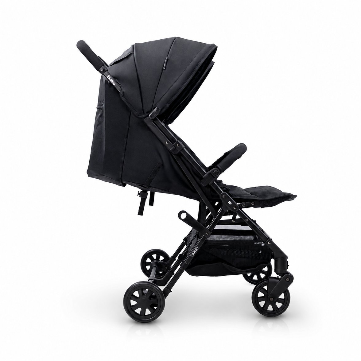 Black Henry Double Stroller