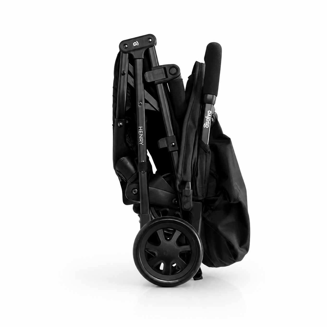 Black Henry Double Stroller