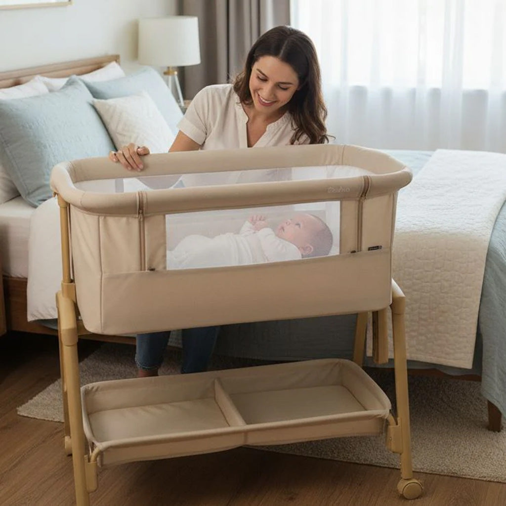 Minicuna de colecho Smart beige