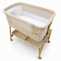 Smart beige co-sleeping mini crib