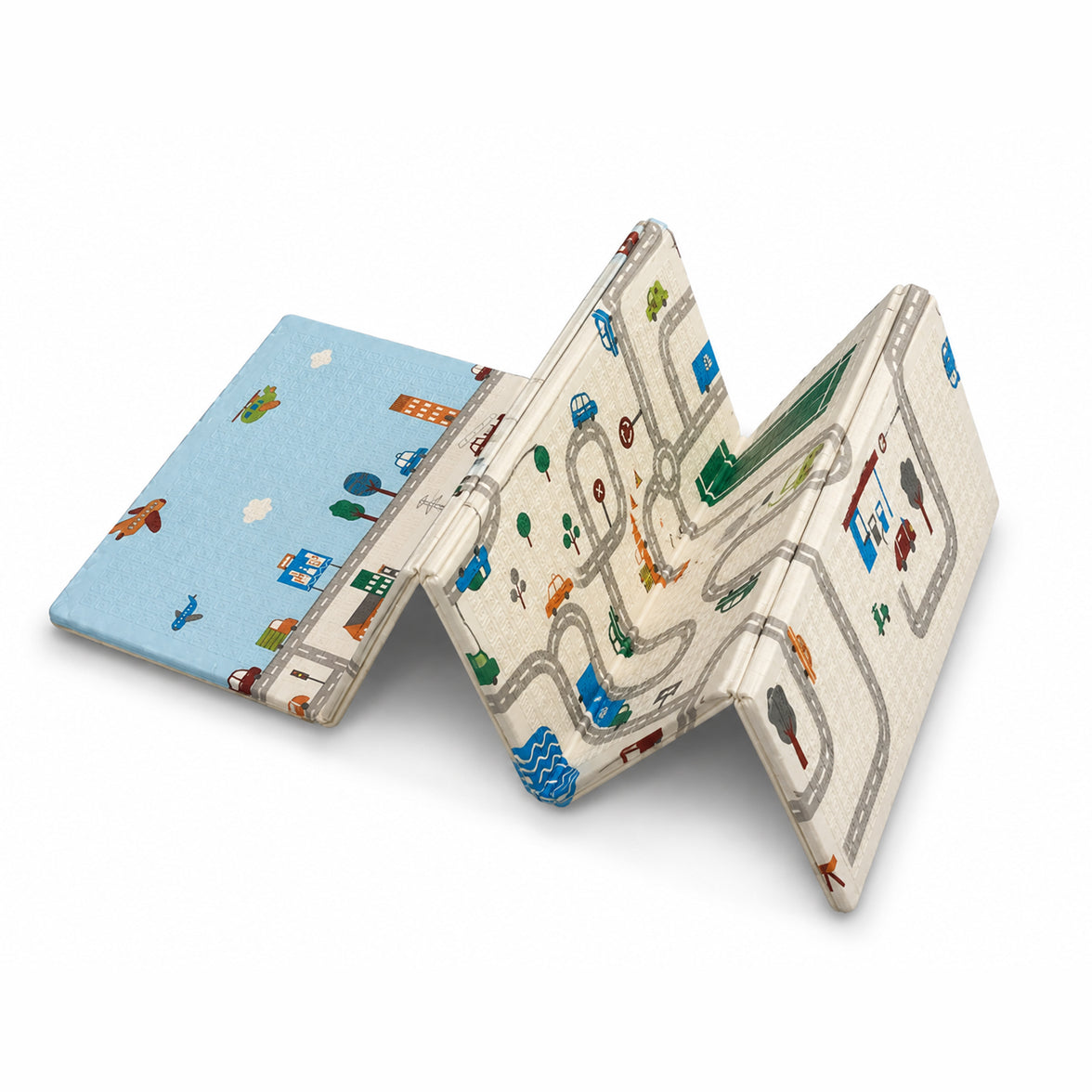 Tapete de brincar Funmat 120X180 cidade-floresta