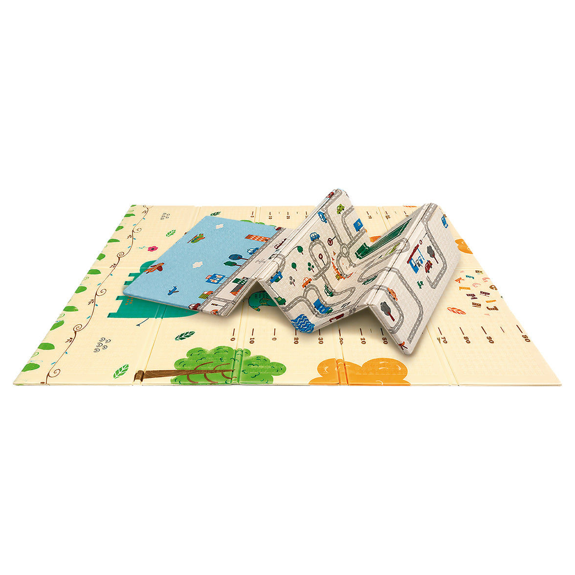 Tapete de brincar Funmat 120X180 cidade-floresta