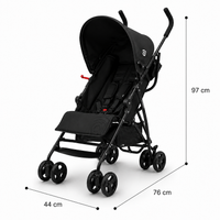 Carrinho de passeio Mia preto