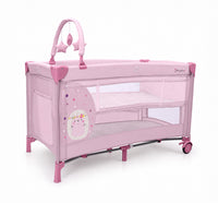 Cuna de viaje Complet Dúo Erizo Rosa