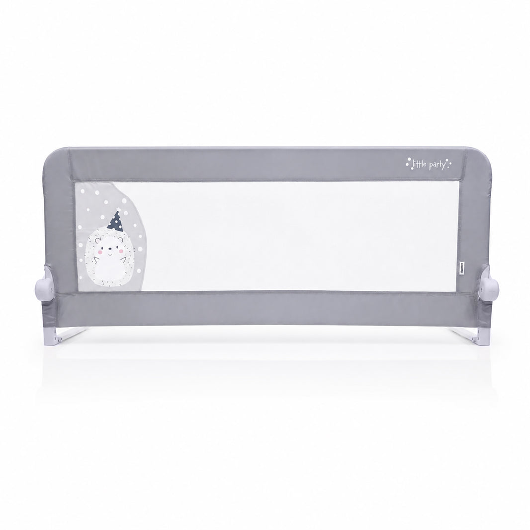Barreira de Cama 2-em-1 de 150cm para Cama Divã ou Standard Ouriço Cinzento