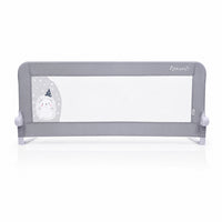 Barreira de Cama 2-em-1 de 150cm para Cama Divã ou Standard Ouriço Cinzento
