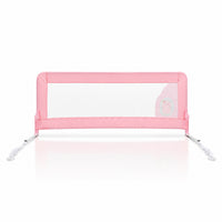 Barreira de Cama 2-em-1 de 150cm para Cama Ninho ou Standard Ouriço Rosa