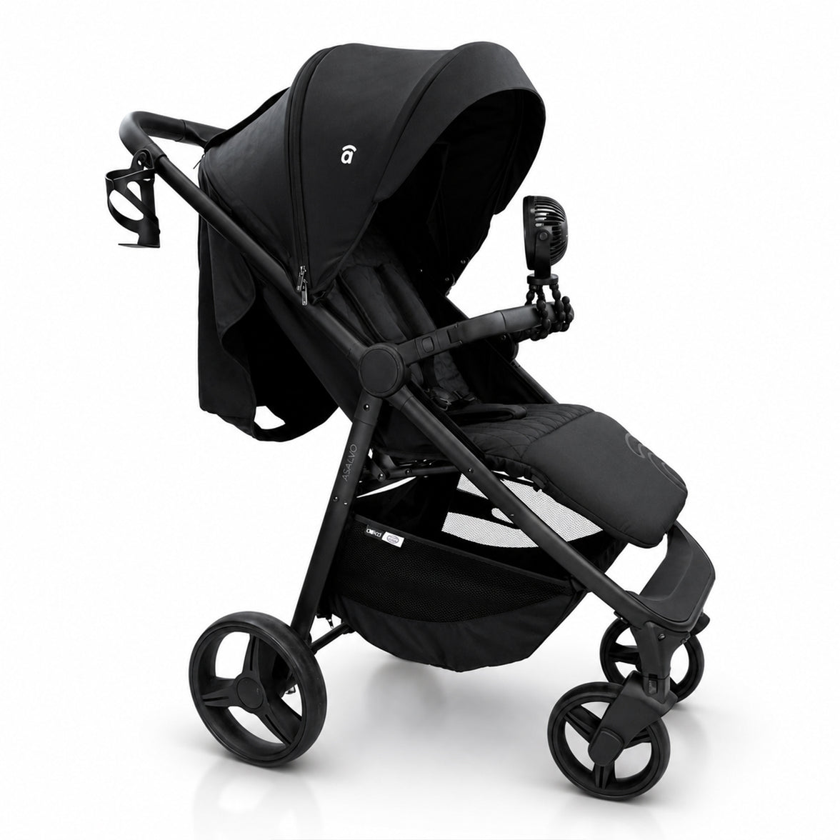 Ventilador Portátil Recargable para silla de paseo y auto