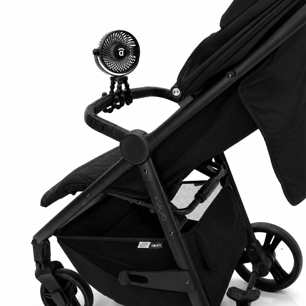 Ventilador Portátil Recargable para silla de paseo y auto