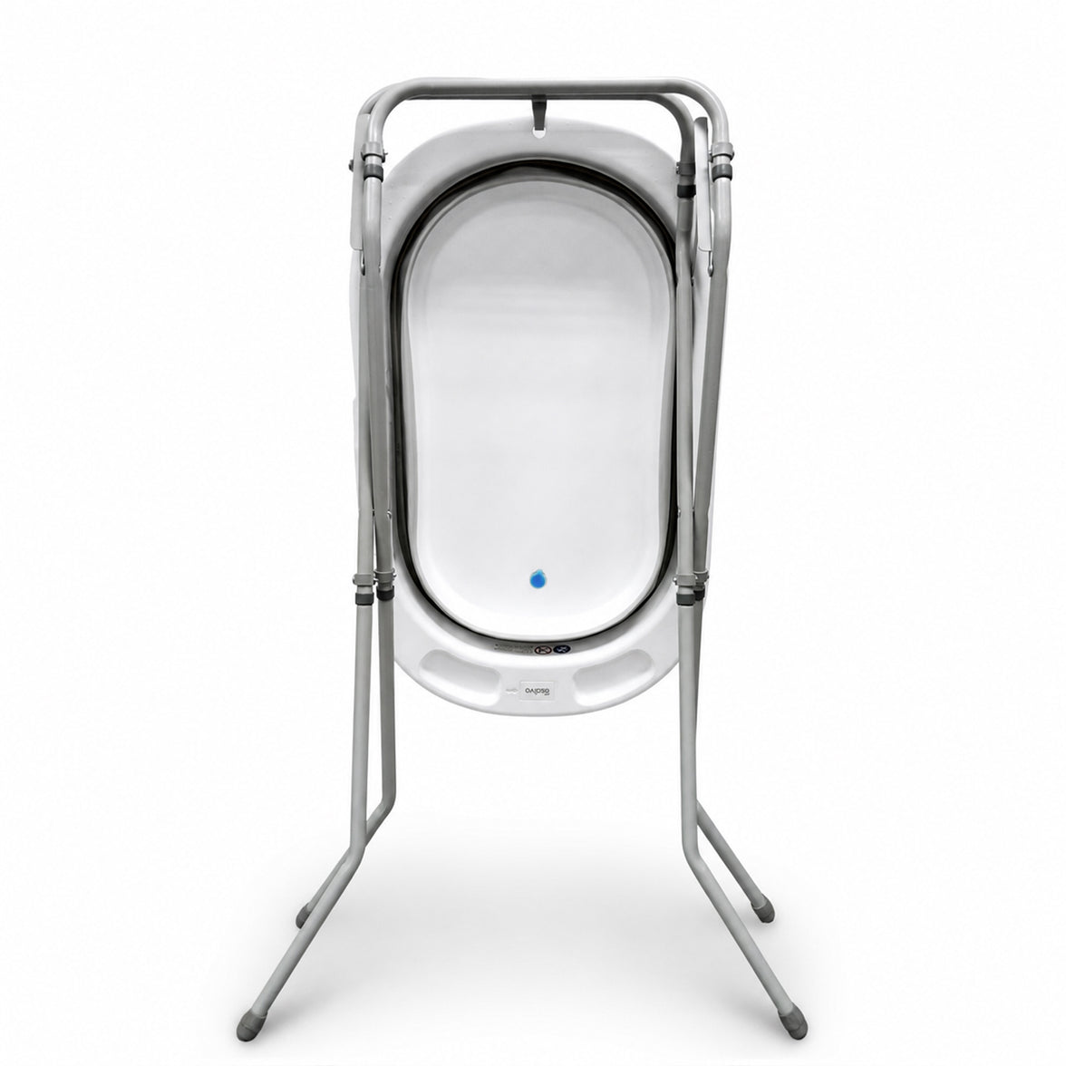 Folding bathtub with legs and Luigi reducer
