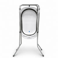 Folding bathtub with legs and Luigi reducer