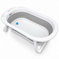 Folding bathtub with legs and Luigi reducer