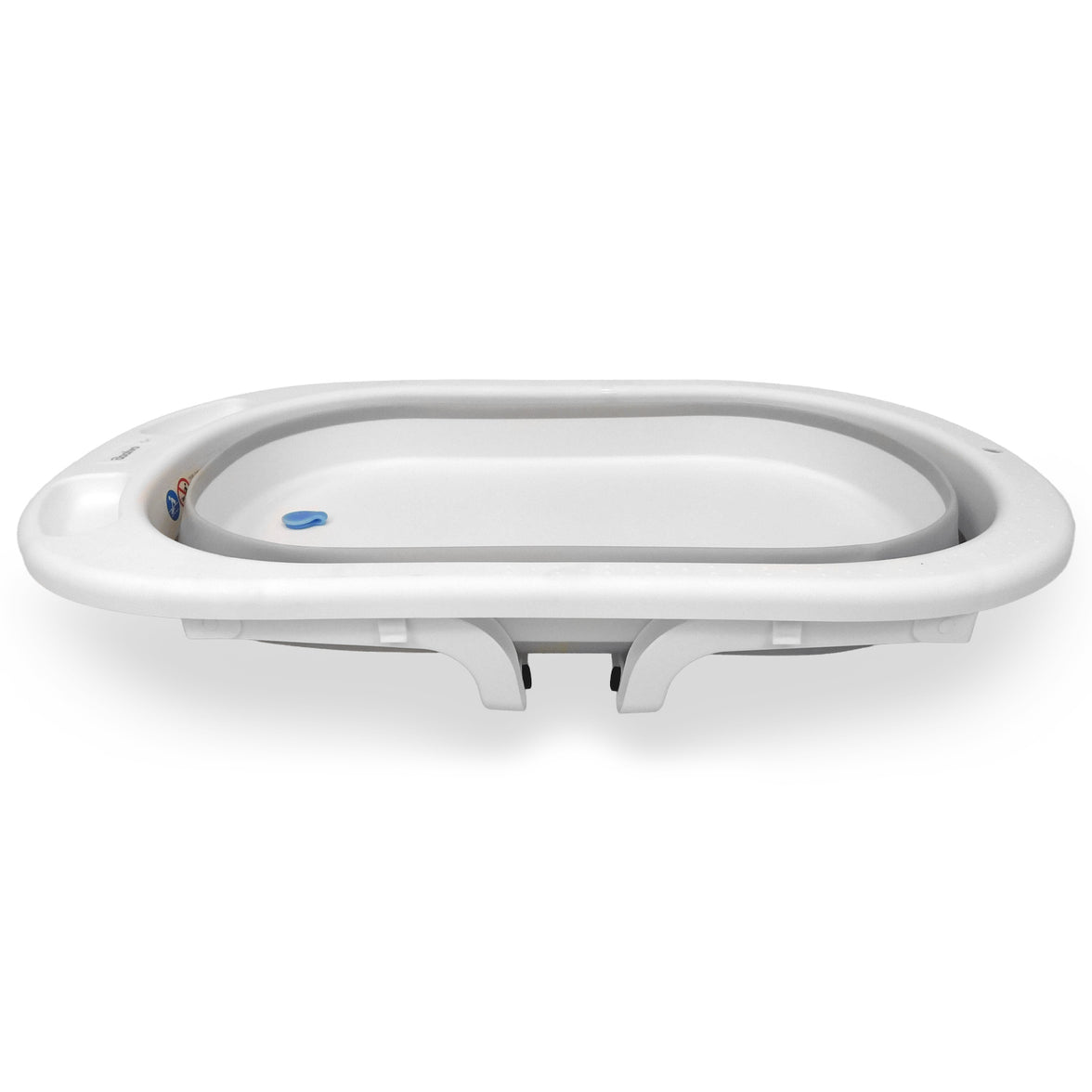 Folding bathtub with legs and Luigi reducer