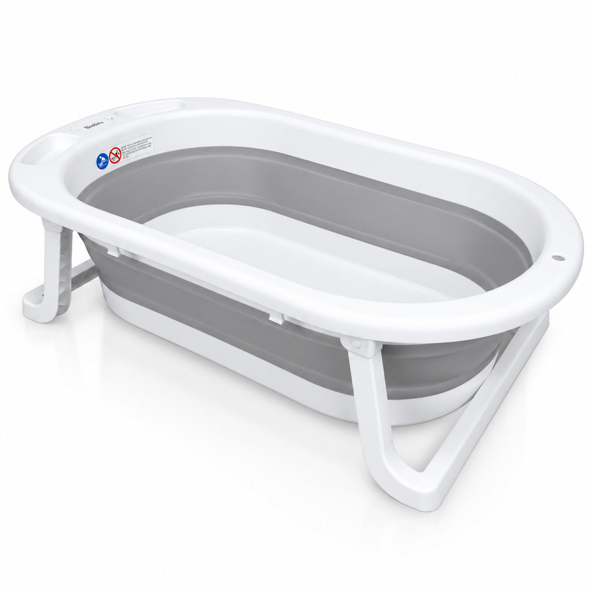 Folding bathtub with legs and Luigi reducer