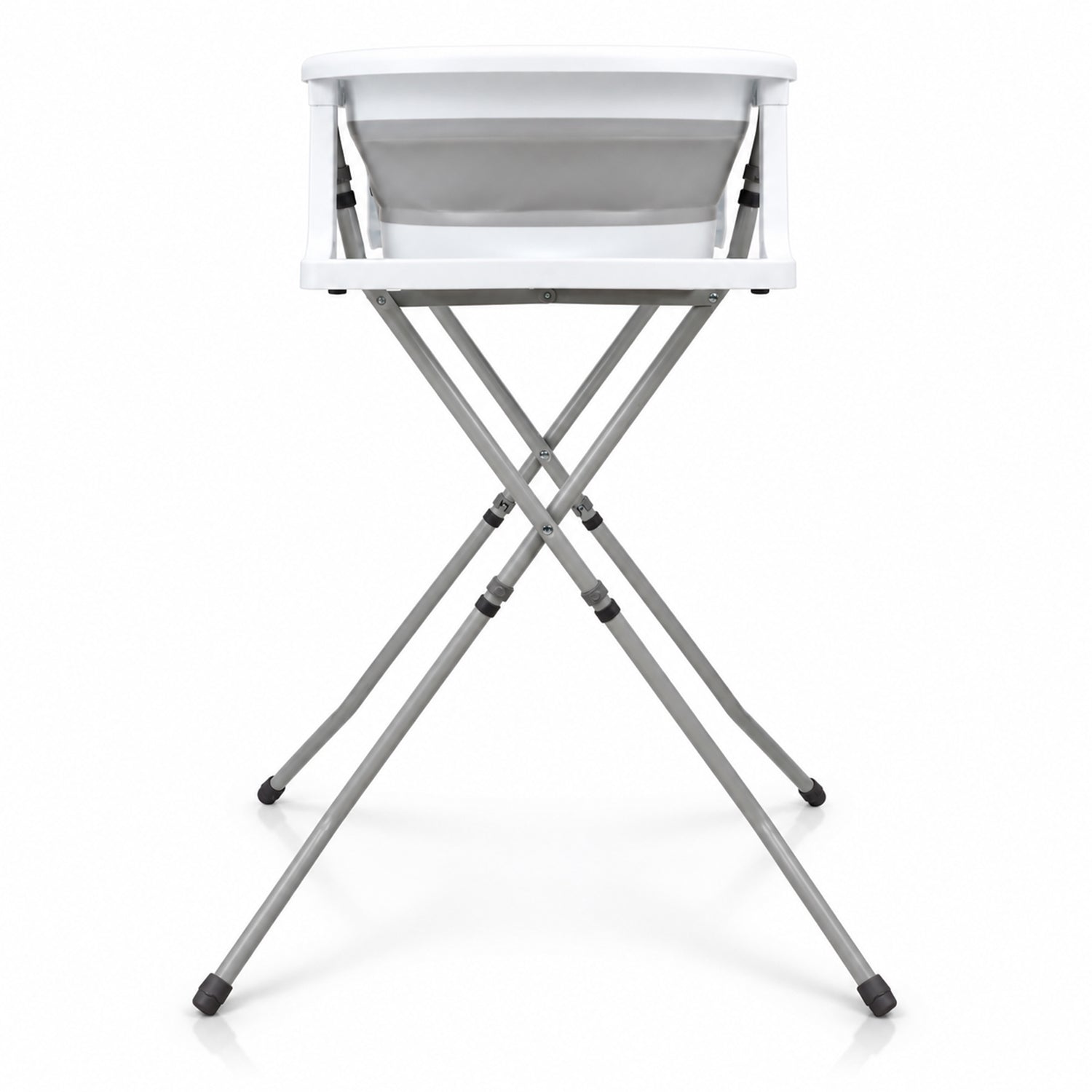 Folding bathtub with legs and Luigi reducer