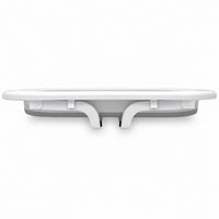 Folding bathtub with legs and Luigi reducer
