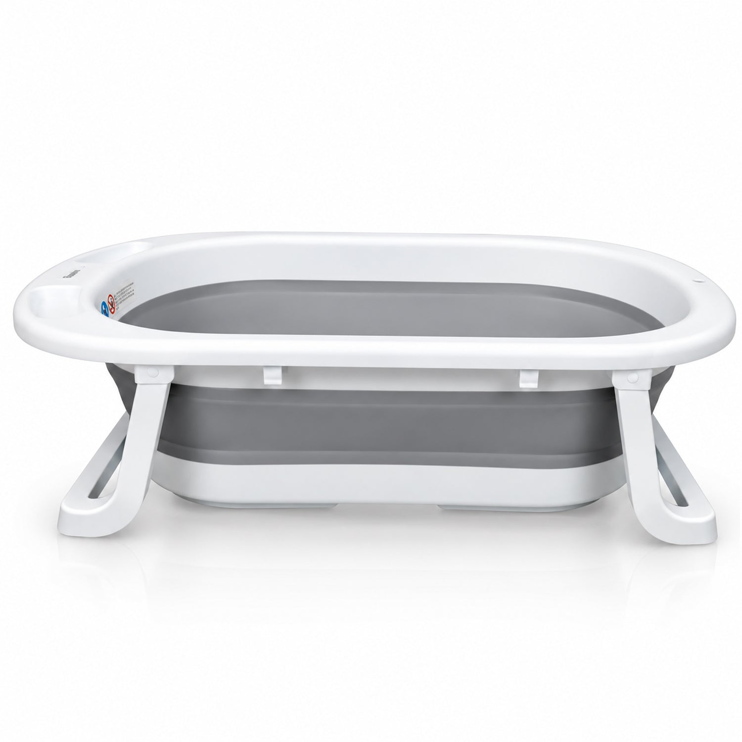 Folding bathtub with legs and Luigi reducer